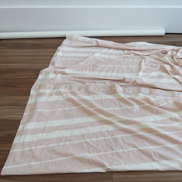 LULULEMON Vinyasa Scarf *Vitasea Beach Blanket Stripe Angel Wing Grain Pastel - Picture 6 of 10